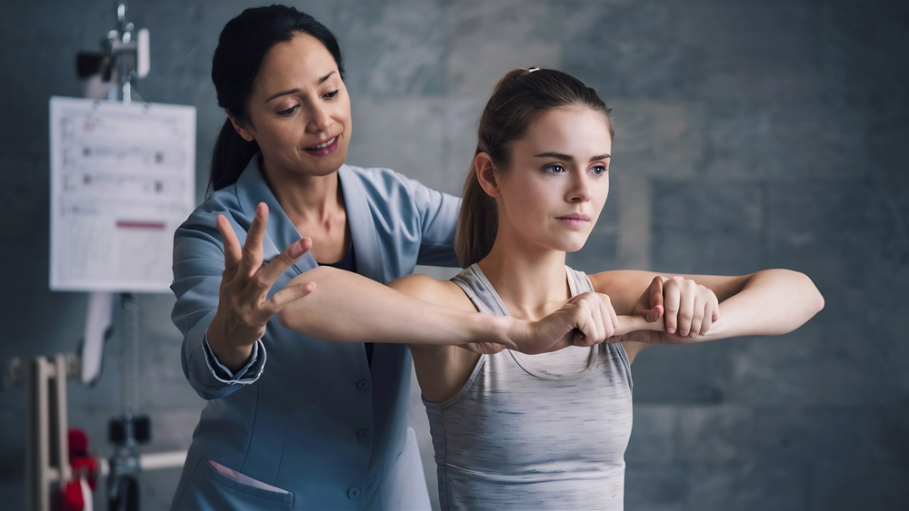physical-therapist-assisting-young-caucasian-woman-with-exercise